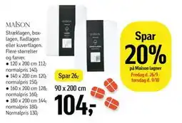 Føtex Spar 20% på Maison lagner tilbud