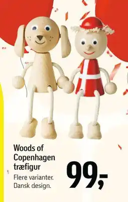 Føtex Woods of Copenhagen træfigur, DKK 99 tilbud