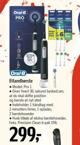 Føtex Eltandbørste, DKK 299 tilbud