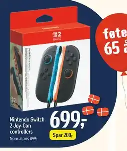 Føtex Nintendo Switch 2 Joy-Con controllers, DKK 699 tilbud