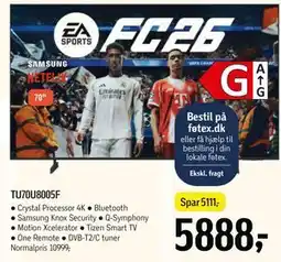 Føtex SAMSUNG TU70U8005F, DKK 5888 tilbud