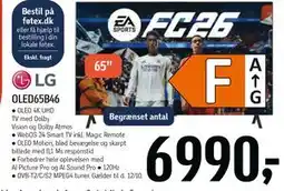 Føtex LG OLED65B46, DKK 6990 tilbud