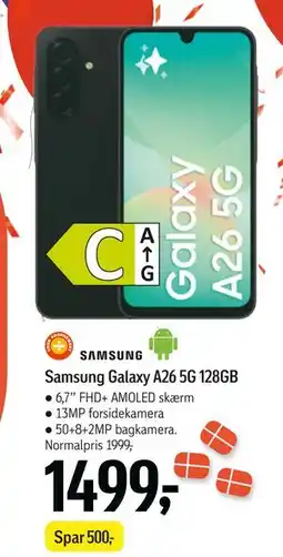 Føtex Samsung Galaxy A26 5G 128GB, DKK 1499 tilbud