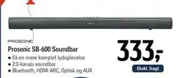Føtex Prosonic SB-600 Soundbar, DKK 333 tilbud