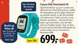 Føtex Canyon Kids Smartwatch 4G, DKK 699 tilbud