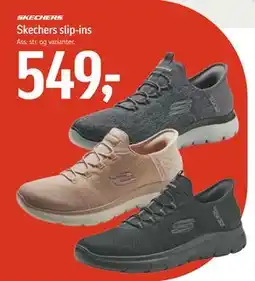 Føtex Skechers slip-ins, DKK 549 tilbud