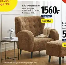 Føtex Pelle lænestol, DKK 1560 tilbud