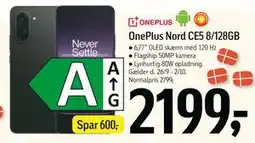 Føtex OnePlus Nord CE5 8/128GB, DKK 2199 tilbud