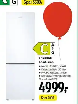 Føtex Kombiskab, DKK 4999 tilbud