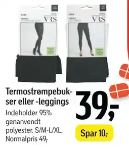 Føtex Termostrømpebukser eller -leggings, DKK 39 tilbud