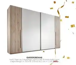 Daells Bolighus GARDEROBESKAB, DKK 6455 tilbud