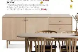 Daells Bolighus SKÆNK, DKK 3294 tilbud