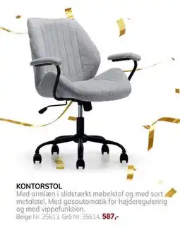 Daells Bolighus KONTORSTOL, DKK 587 tilbud