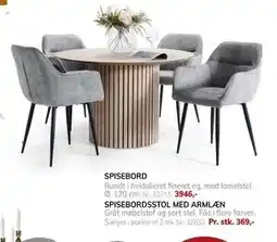 Daells Bolighus SPISEBORD, DKK 3946 tilbud