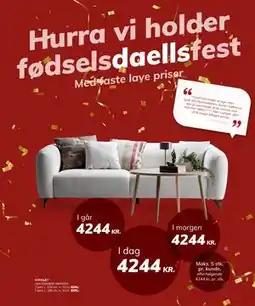 Daells Bolighus SOFASÆT, DKK 4244 tilbud