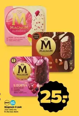 Netto Magnum 3-pak, DKK 25 tilbud