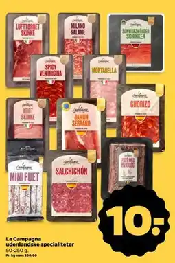 Netto La Campagna udenlandske specialiteter, DKK 10 tilbud