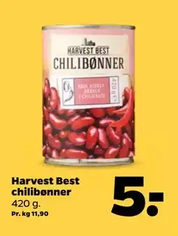 Netto Harvest Best chilibønner, DKK 5 tilbud
