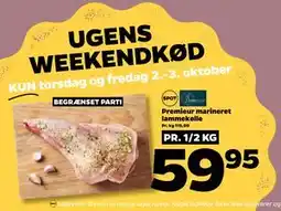 Netto Premieur marineret lammekølle, DKK 59.95 tilbud
