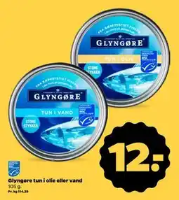 Netto Glyngøre tun i olie eller vand, DKK 12 tilbud