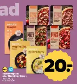 Netto Stenovnspizza eller Næmt færdigret, DKK 20 tilbud