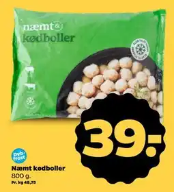 Netto Næmt kødboller, DKK 39 tilbud