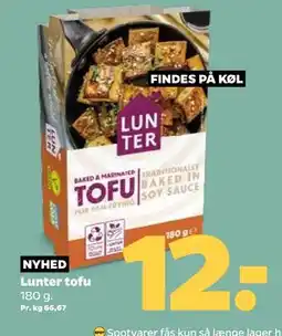 Netto Lunter tofu, DKK 12 tilbud
