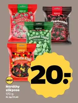Netto Nordthy slikpose, DKK 20 tilbud