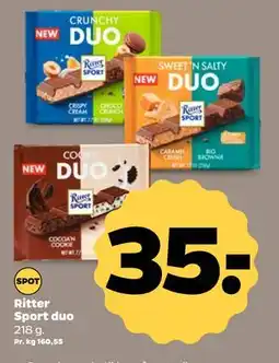 Netto Ritter Sport duo, DKK 35 tilbud