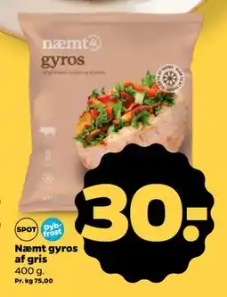 Netto Næmt gyros af gris, DKK 30 tilbud