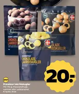 Netto Premieur lakridskugler, DKK 20 tilbud