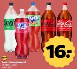 Netto Coca-Cola sodavand, DKK 16 tilbud