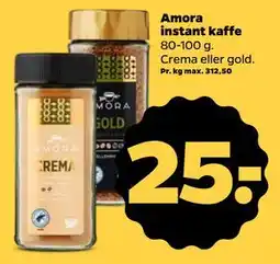Netto Amora instant kaffe, DKK 25 tilbud