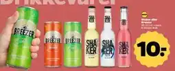 Netto Shaker eller Breezer, DKK 10 tilbud