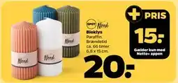 Netto Bloklys, DKK 20, App-pris tilbud