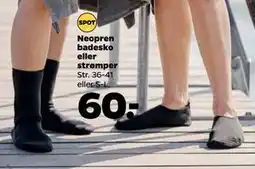 Netto Neopren badesko eller strømper, DKK 60 tilbud