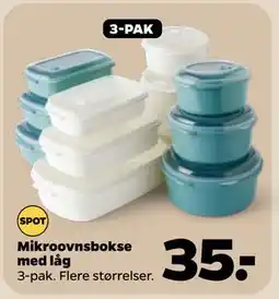 Netto Mikroovnsbokse med låg, DKK 35 tilbud
