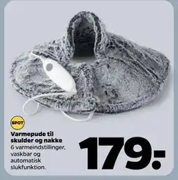 Netto Varmepude til skulder og nakke, DKK 179 tilbud