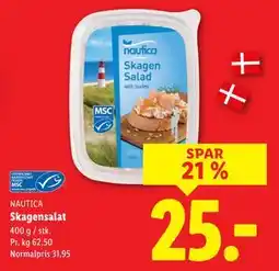 Lidl Skagensalat, DKK 25 tilbud