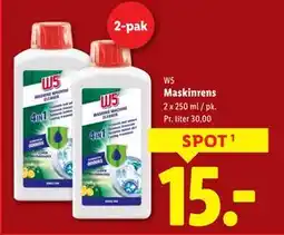 Lidl Maskinrens, DKK 15 tilbud