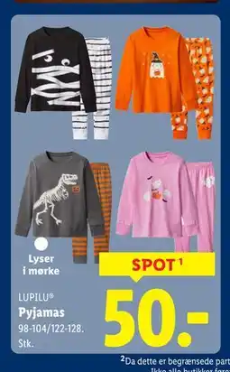 Lidl Pyjamas, DKK 50 tilbud