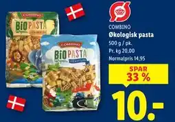 Lidl Økologisk pasta, DKK 10 tilbud