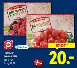 Lidl Frosne bær, DKK 20 tilbud