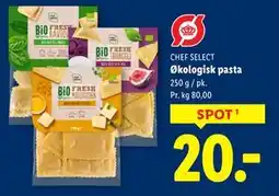 Lidl Økologisk pasta, DKK 20 tilbud