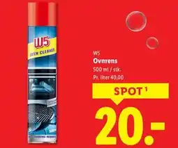 Lidl Ovnrens, DKK 20 tilbud