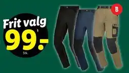 Lidl Arbejdsbukser, DKK 99 tilbud