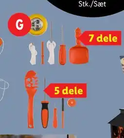 Lidl Sæt til græskarudskæringer, DKK 40 tilbud