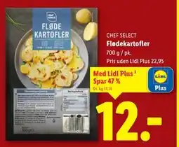 Lidl Flødekartofler, DKK 22.95, App-pris tilbud