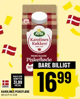 Løvbjerg Karolines piskefløde tilbud