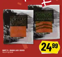 Løvbjerg Røget el. gravad laks i skiver tilbud